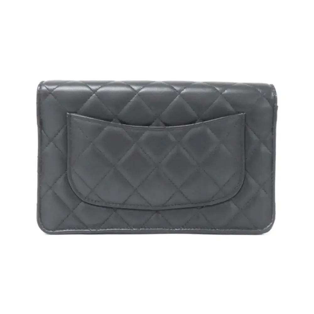 CHANEL Authentic Black Wallet